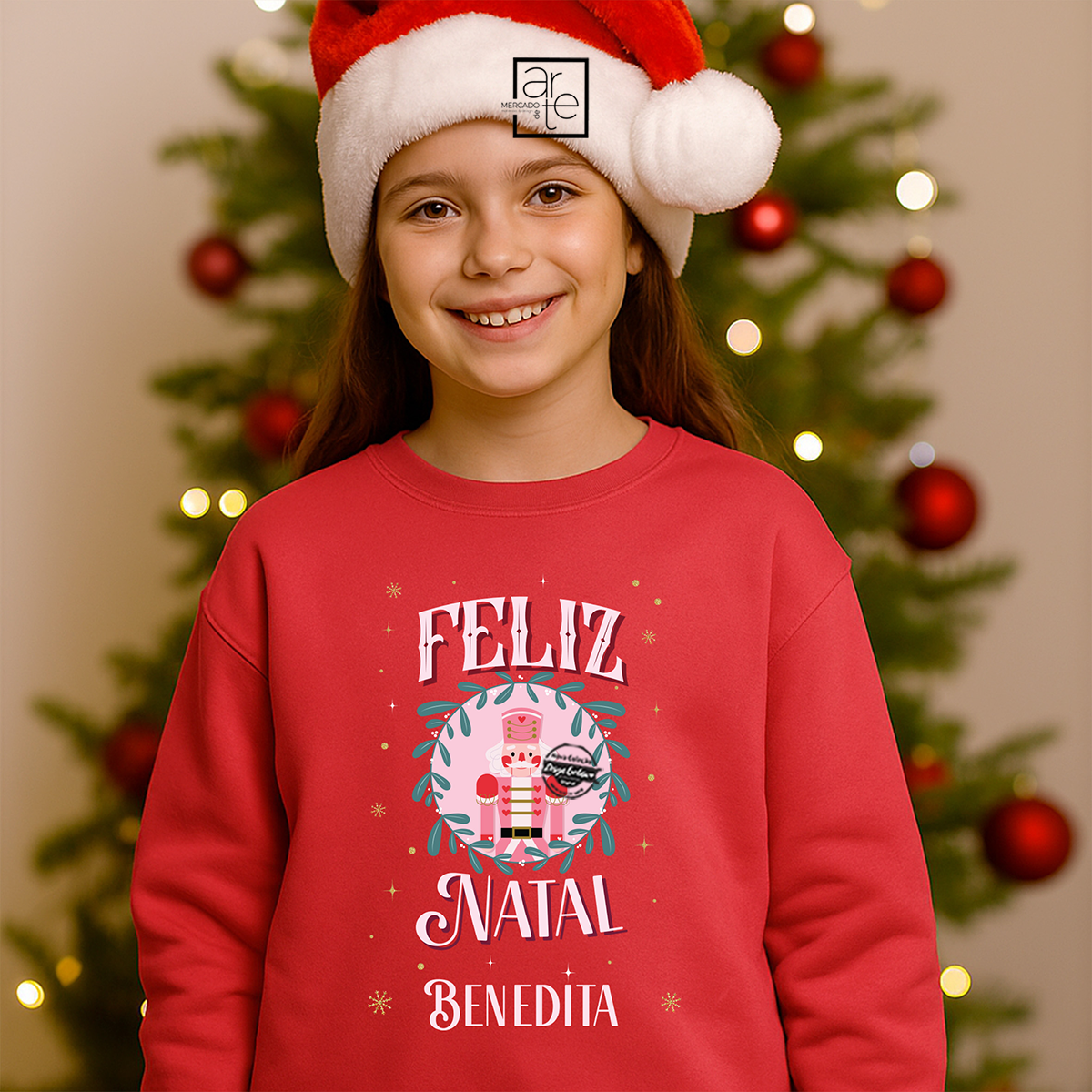 Sweat de natal "Quebra-nozes"