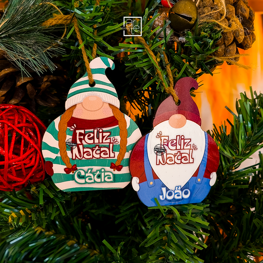 Pendente de Natal "Gnomos"