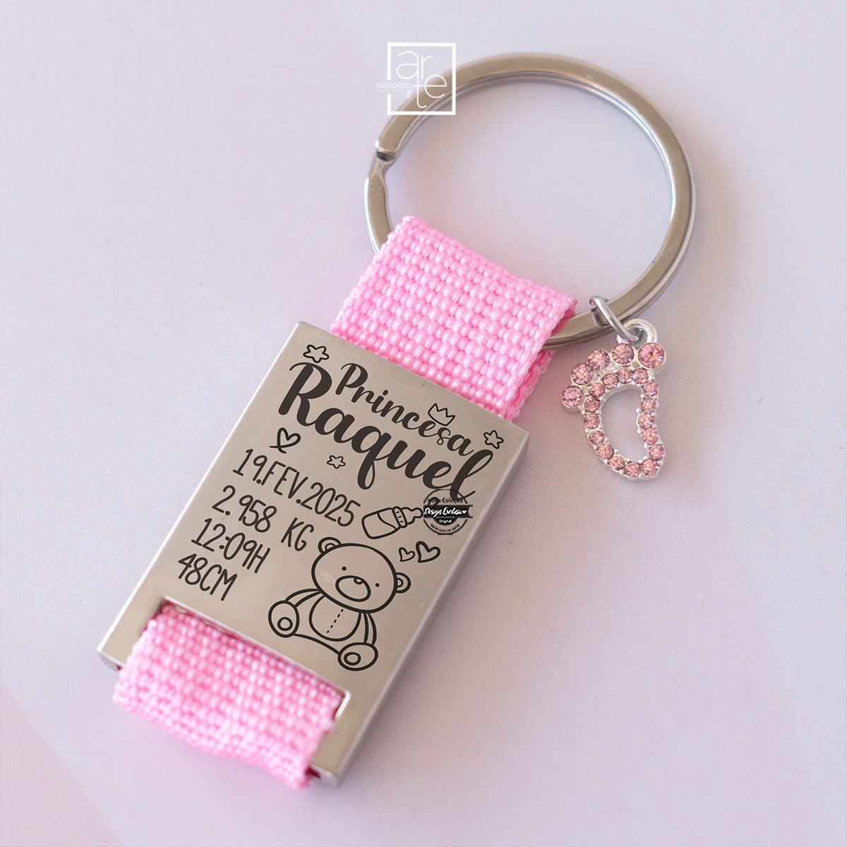 Porta chaves nylon "Nascimento"