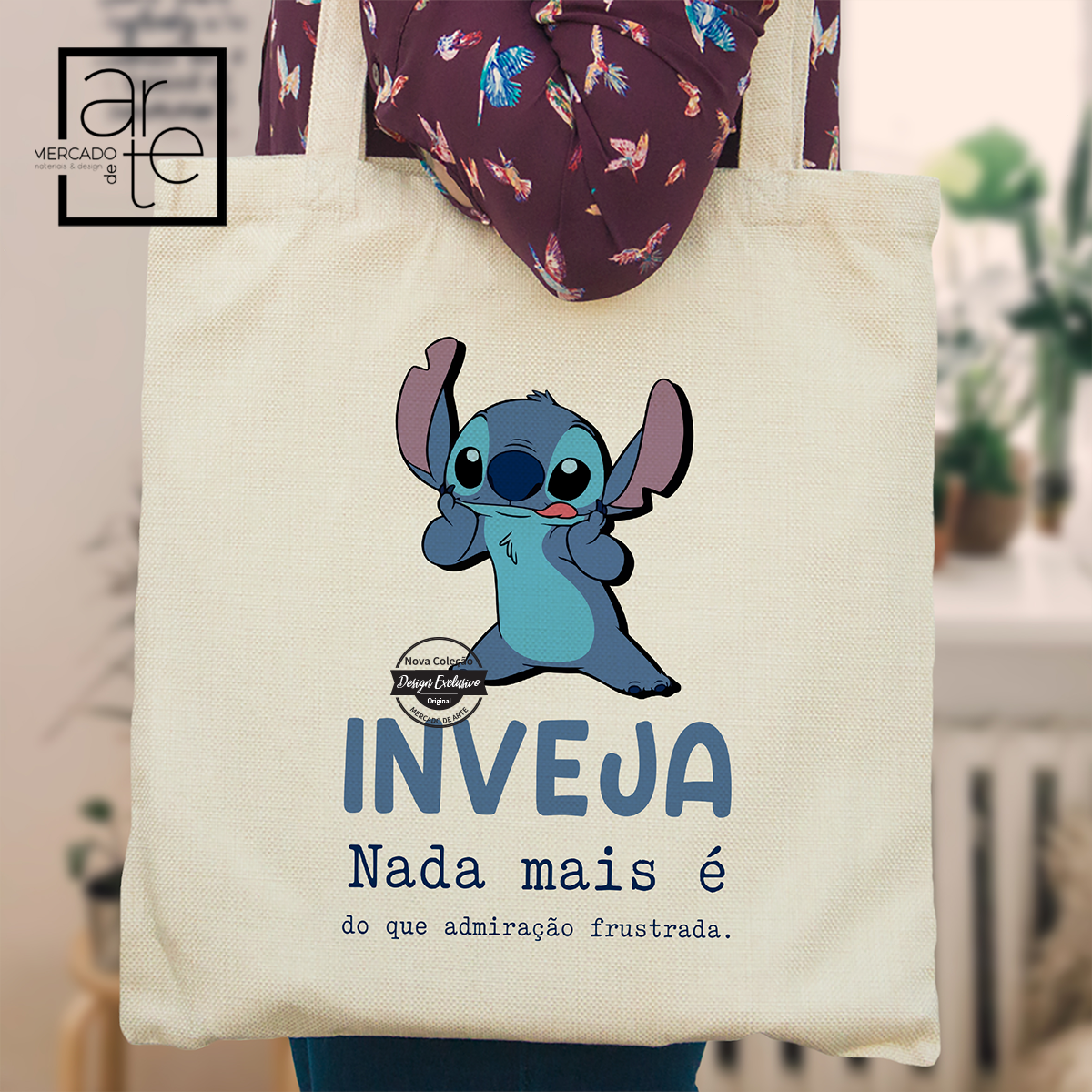 T-shirt e/ou saco stitch " Inveja "