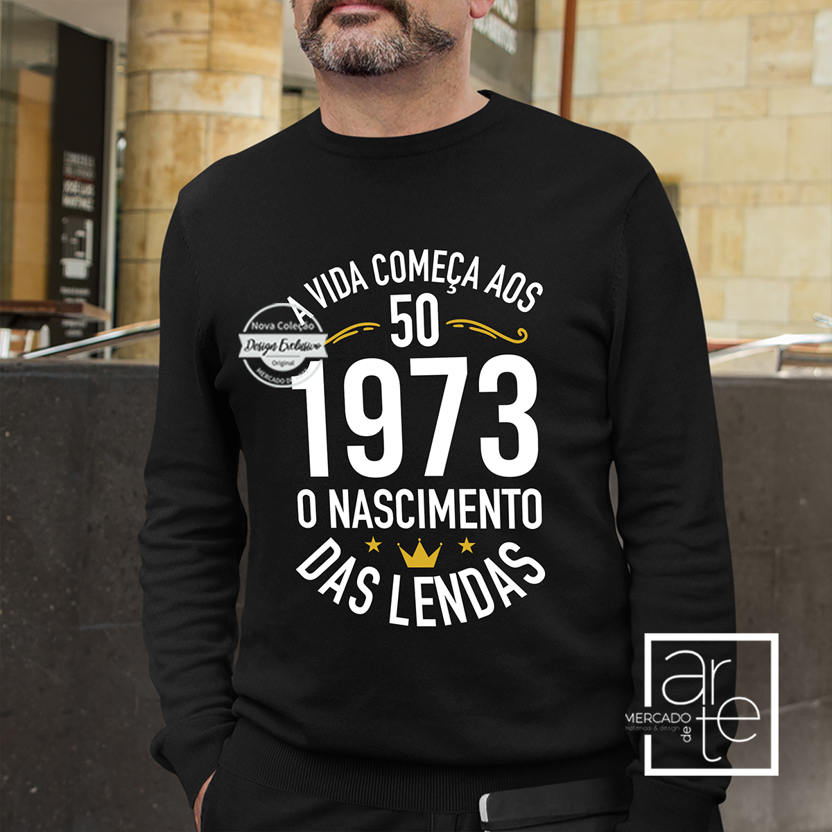 T-shirt ou Sweat "A vida começa aos 50"