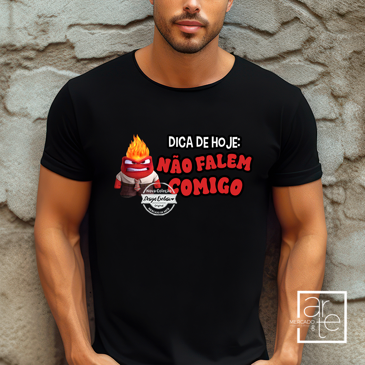 Sweat/ T-shirt raiva "Divertidamente"