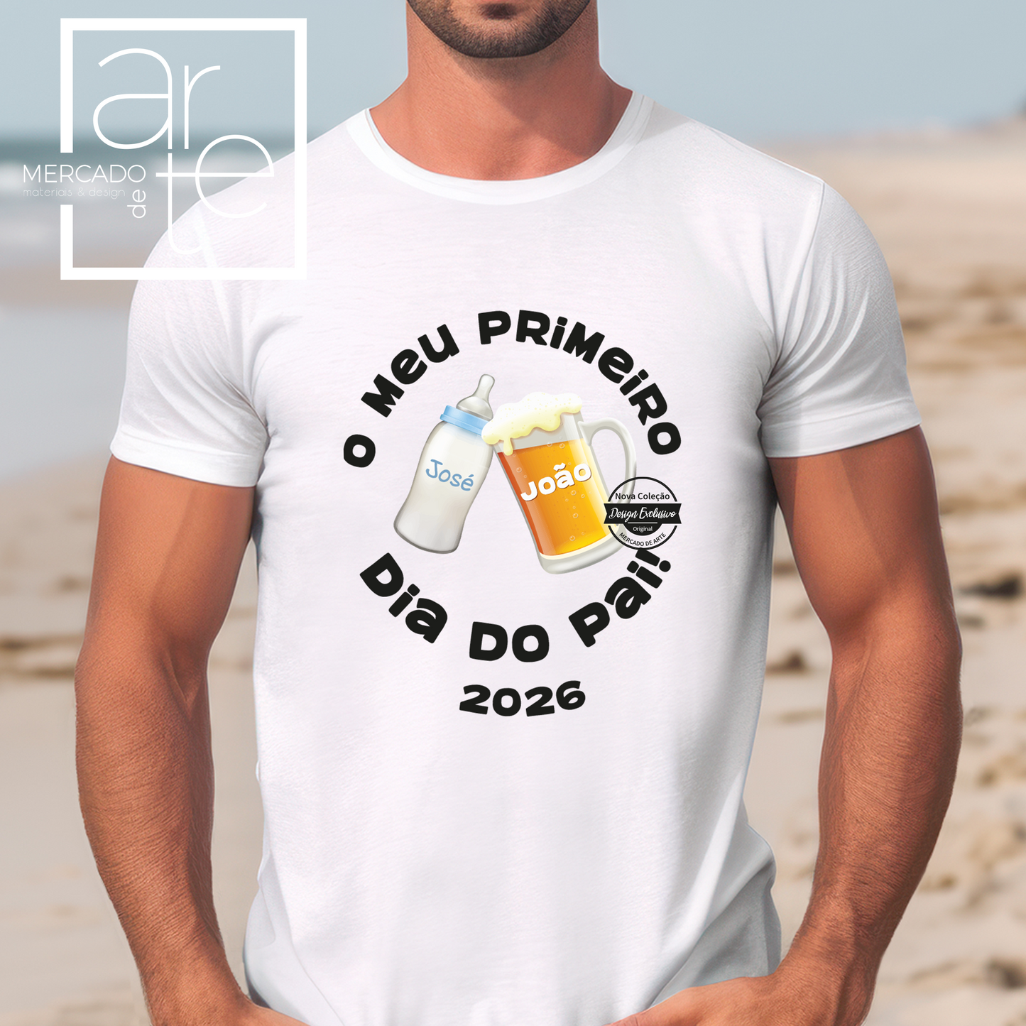 T-Shirt e/ou body " O meu primeiro dia do Pai "