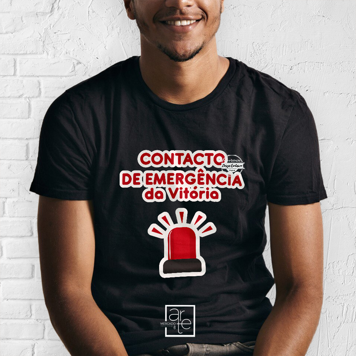 T-shirt Pai "Contacto de emergência"