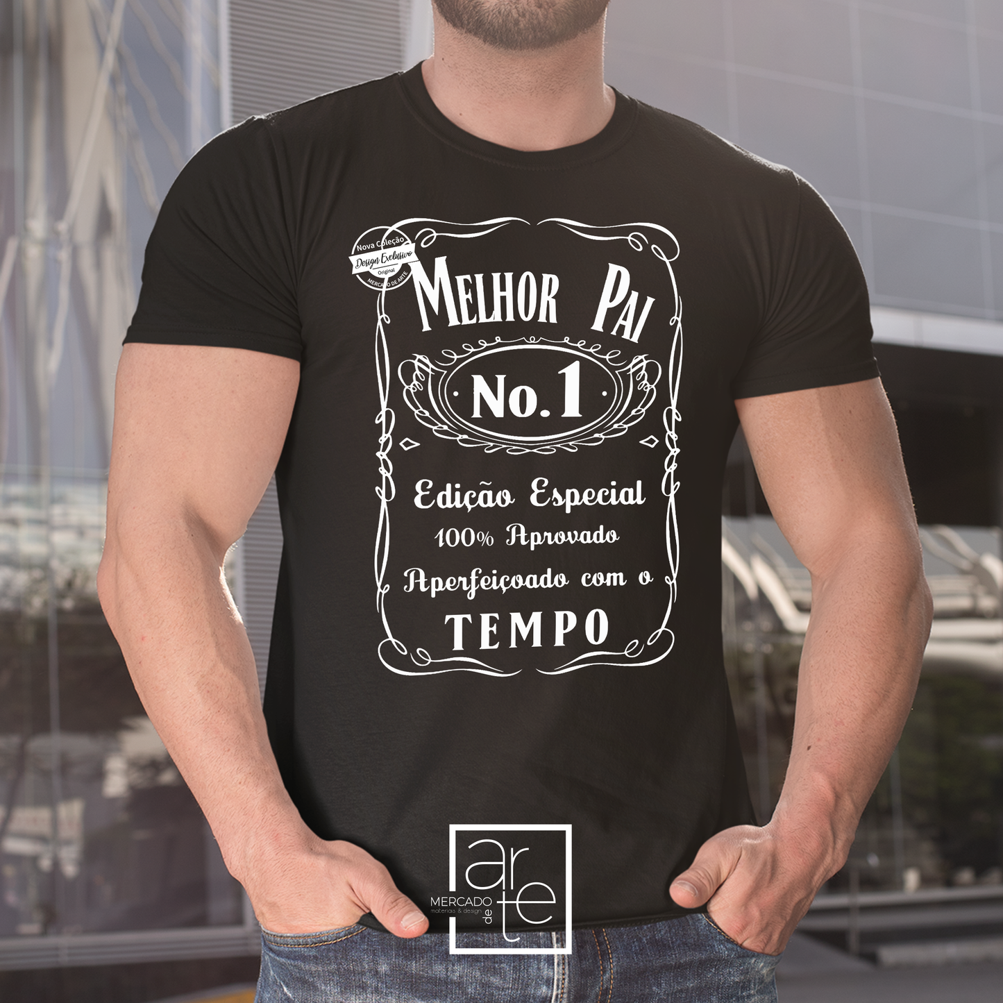 T-shirt "Melhor pai" - EXPRESSO