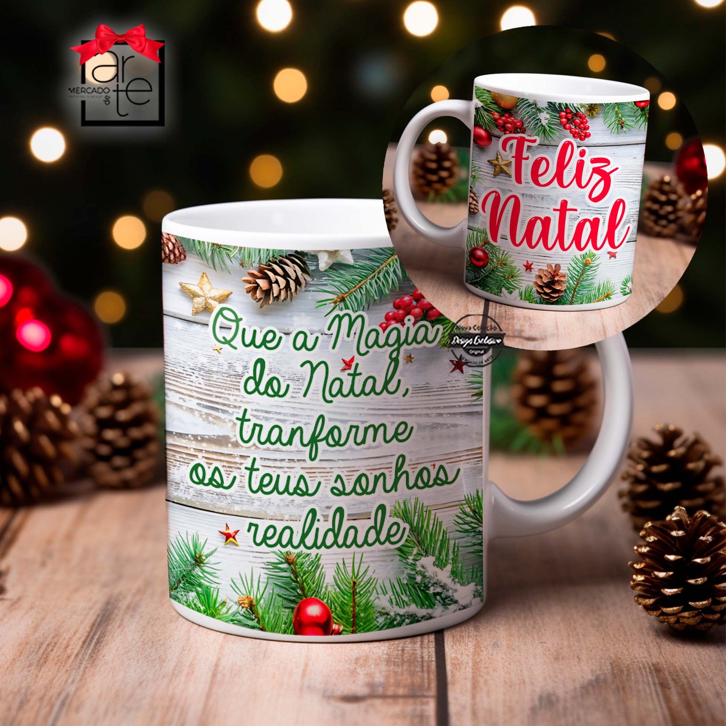 Caneca " Magia do Natal