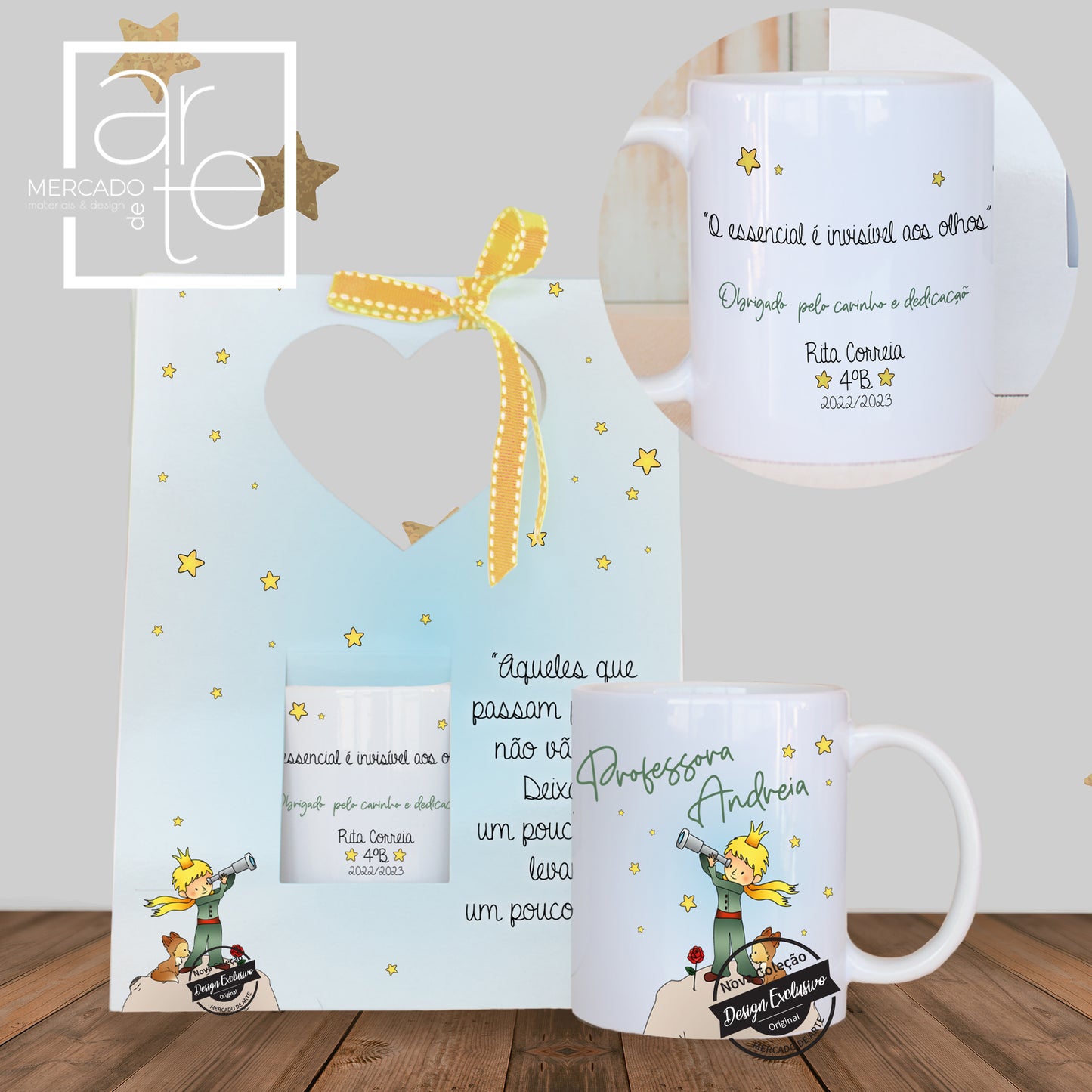 Caneca " Planeta, principezinho e raposa"