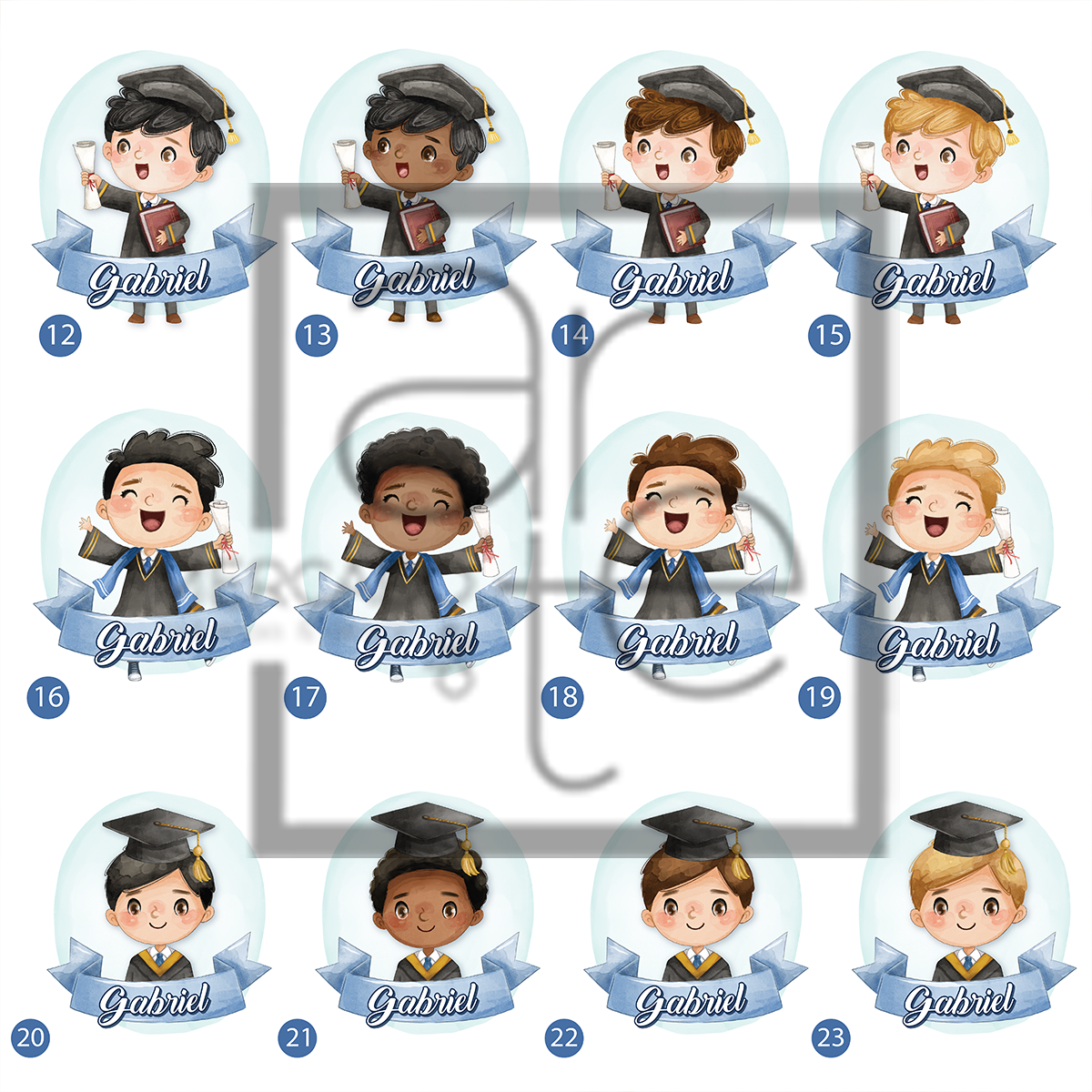 Fita acetinada "Finalistas"