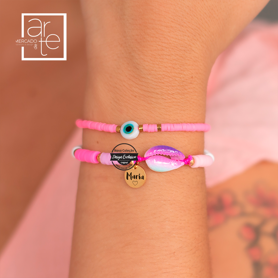 Novidade! Escolha a sua preferida ou compre o conjunto para completar o seu look de verão com as pulseiras mais fashion e coloridas! Vendidas em conjunto ou separadamente. REF: VER071 Material Missangas, peças em silicone e aço inóx.