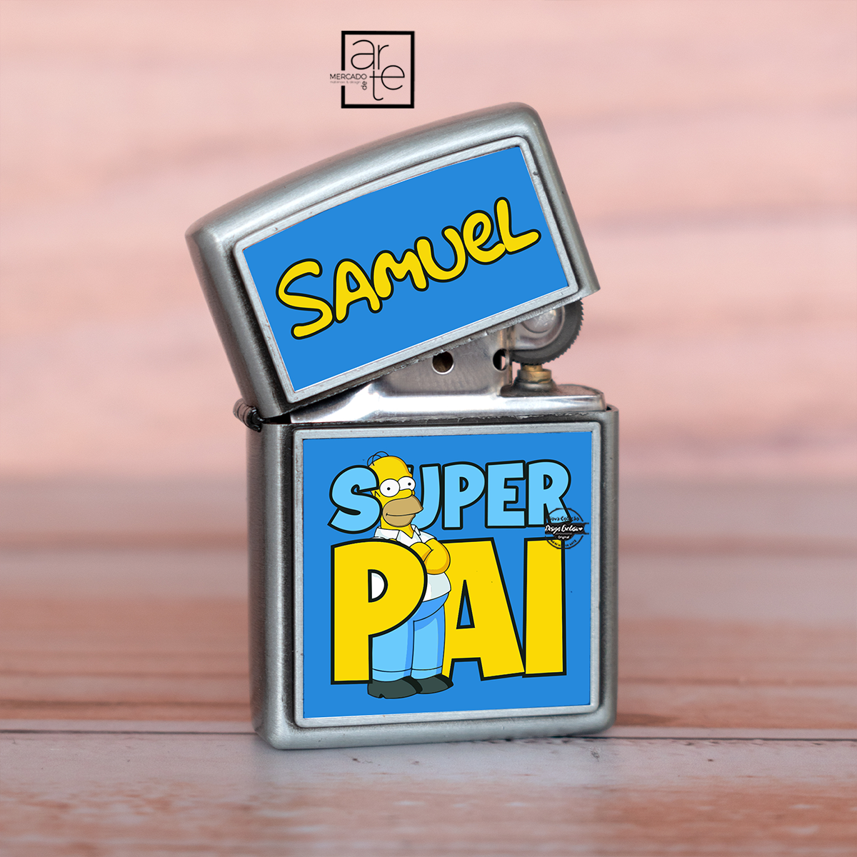 Isqueiro pai "Homer Simpson"