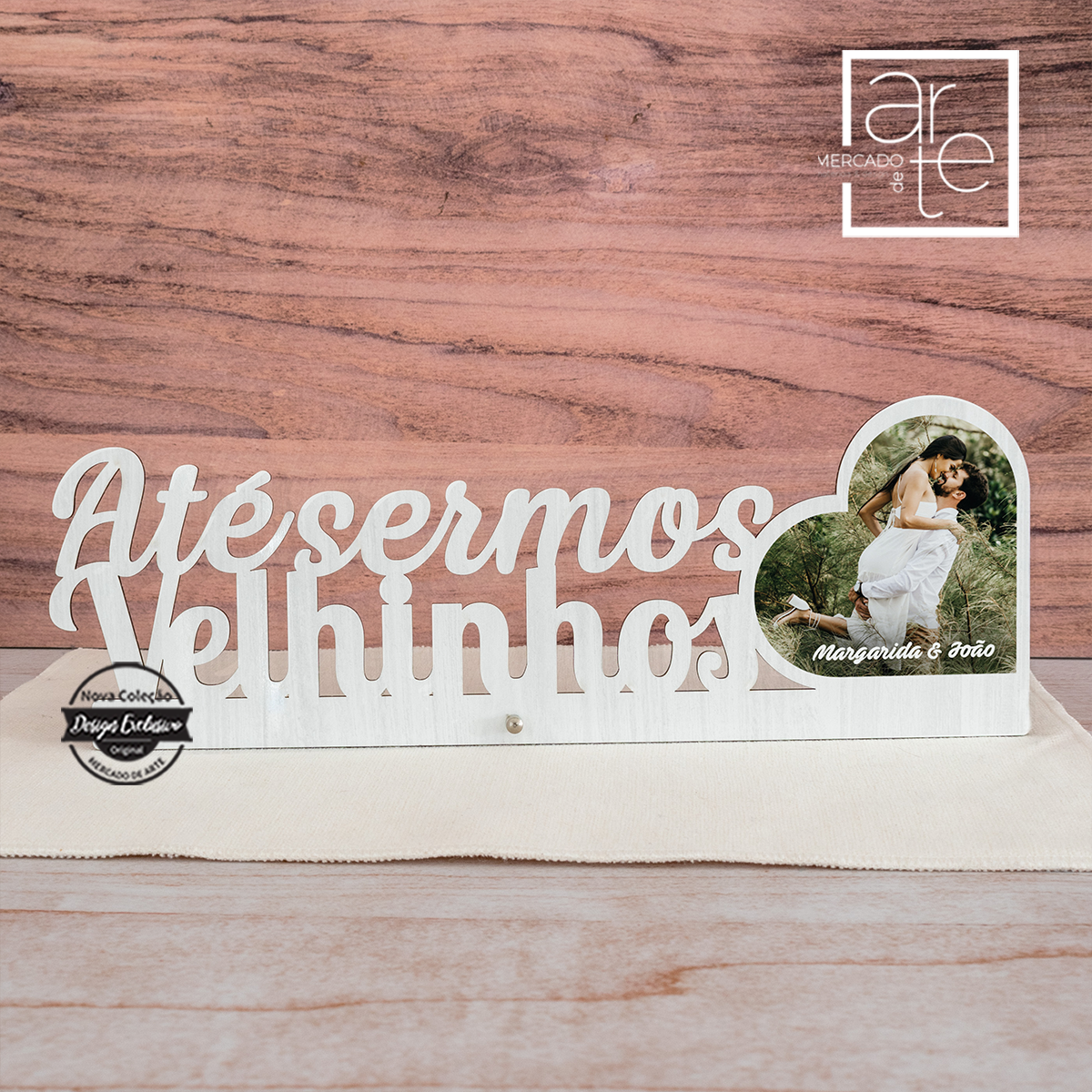 Moldura "Até sermos velhinhos"