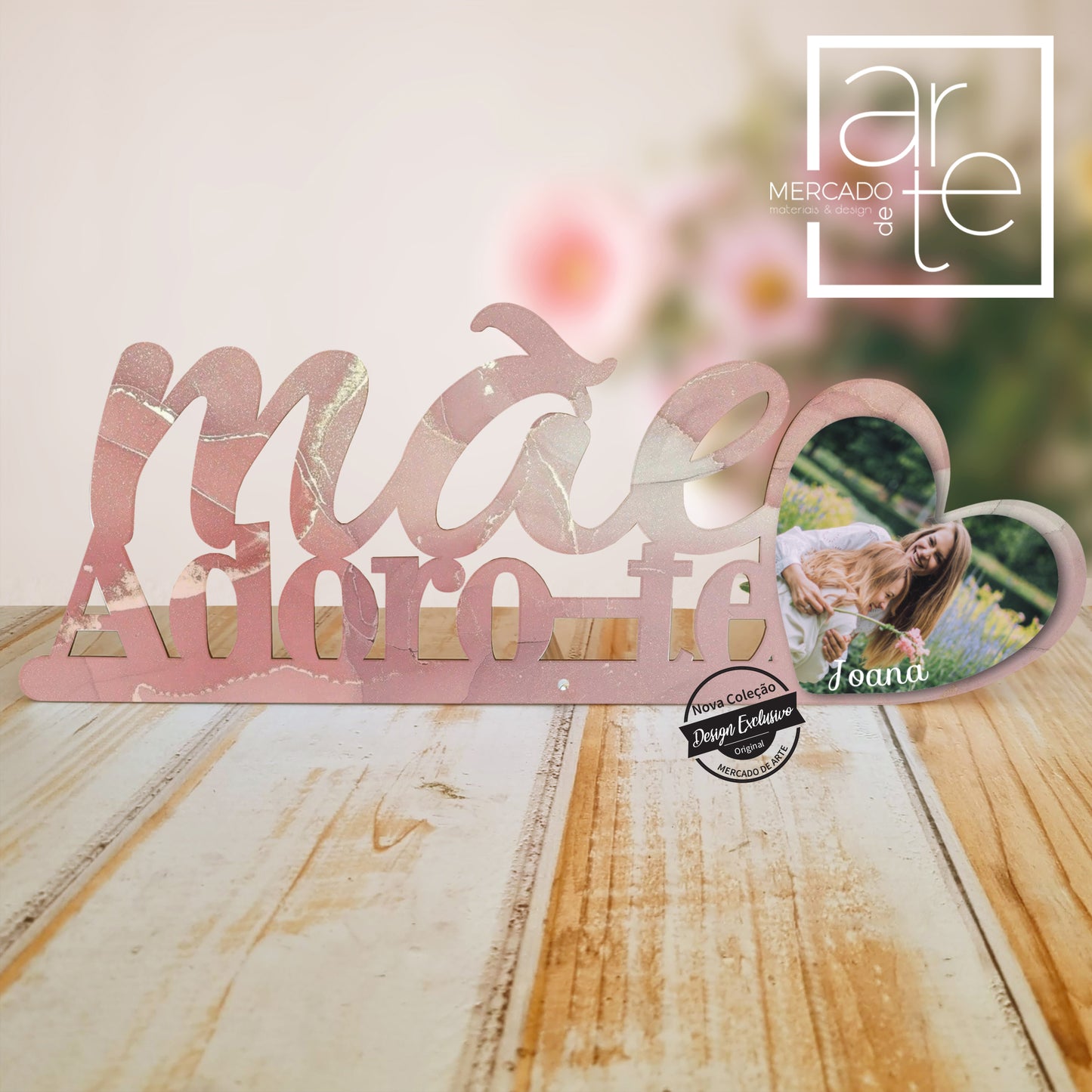 Moldura " Adoro-te Mãe "