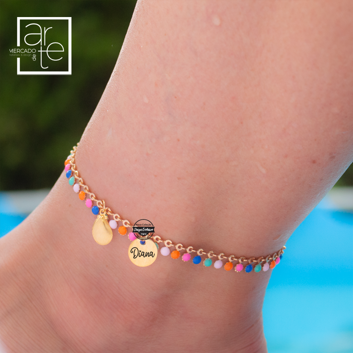 Pulseira de pé "Sea "