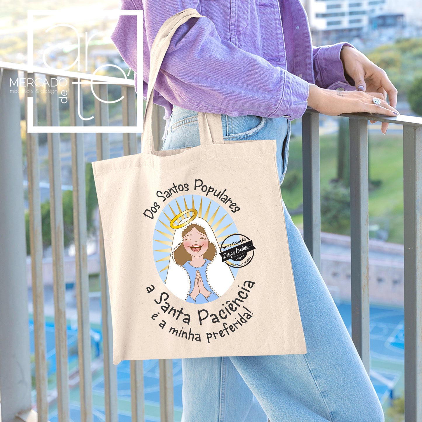 Saco " Santa Paciência "