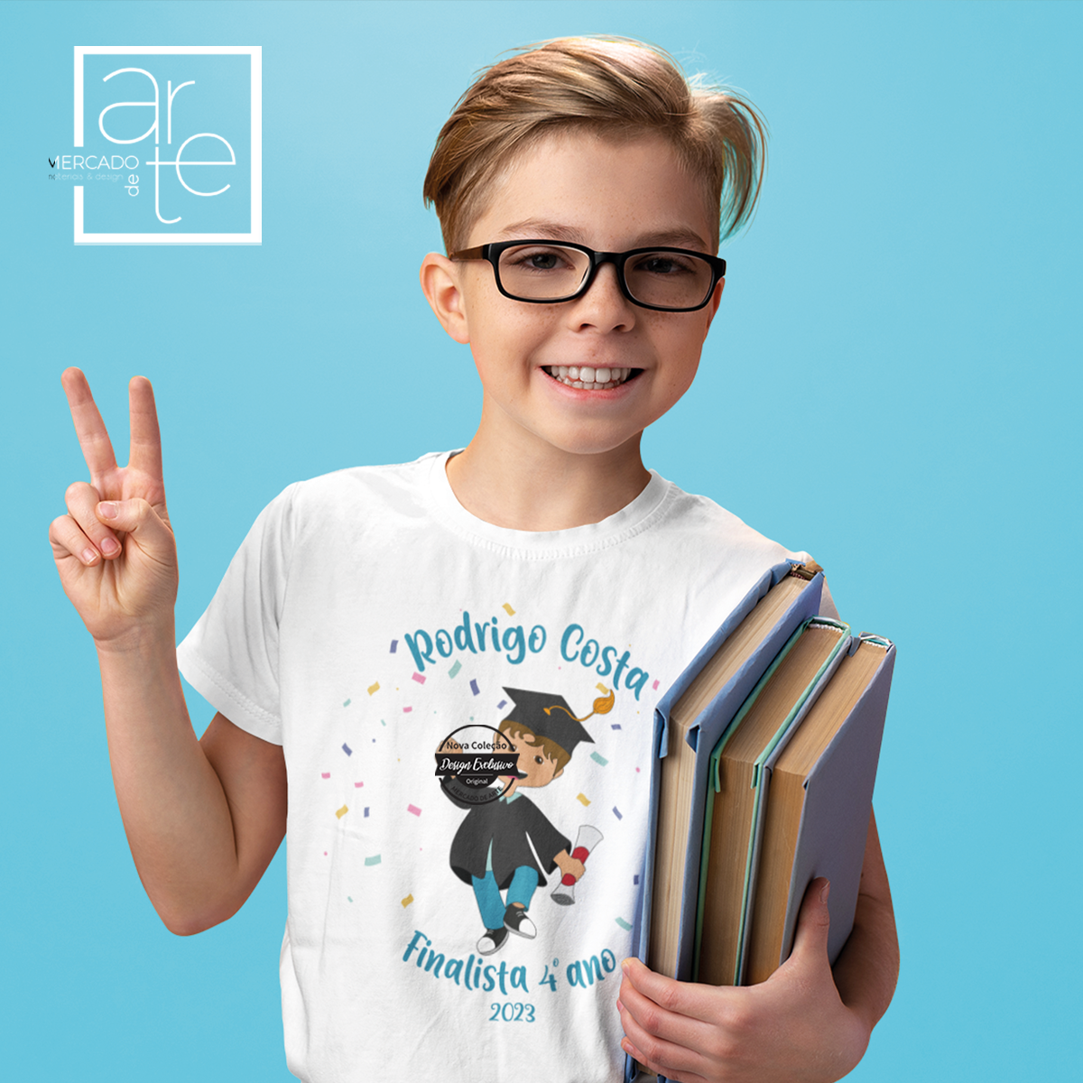 Novidade! Para os nossos finalistas umas t-shirts super especiais a condizer com o momento! Encomende já a sua! Personalize com nome e ano que desejar. Disponíveis nos tamanhos 1-2 anos a 12-14. REF:CRI048