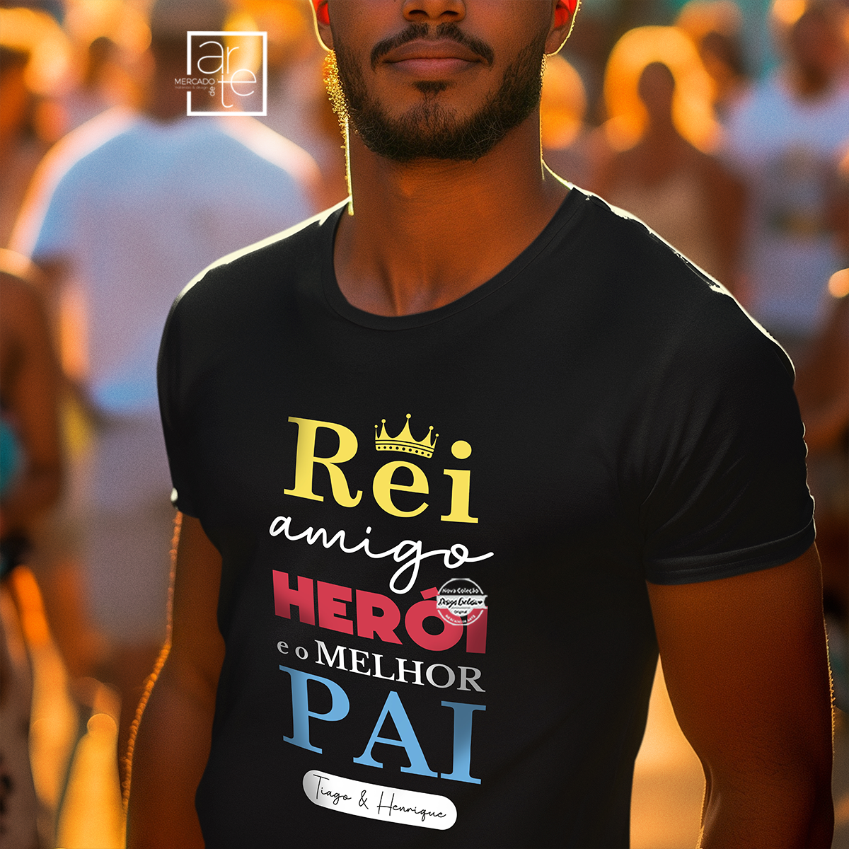 T-shirt " Pai amigo"