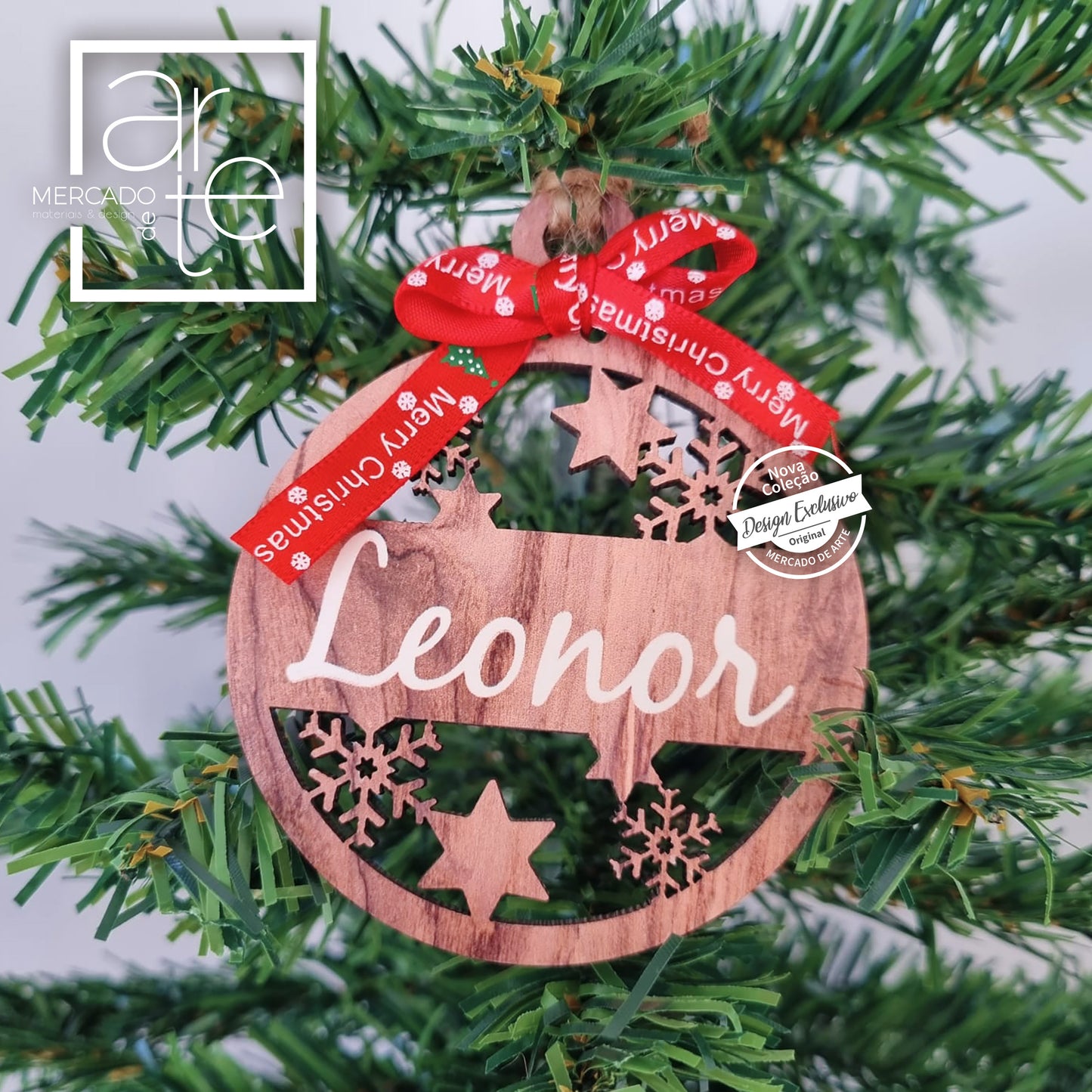 Bola de natal "Nome"
