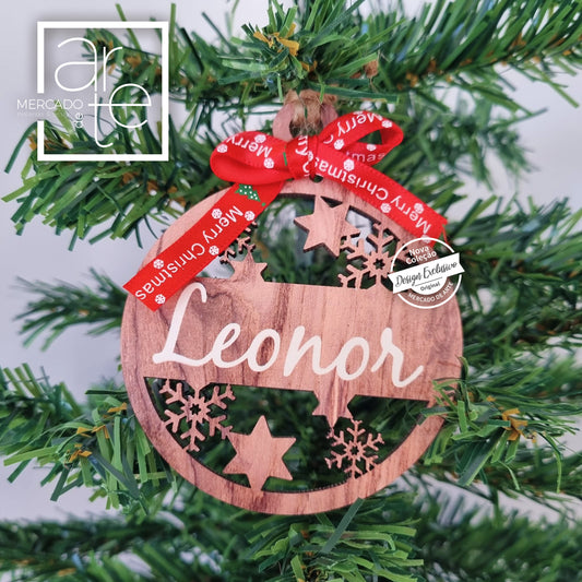 Bola de natal "Nome"