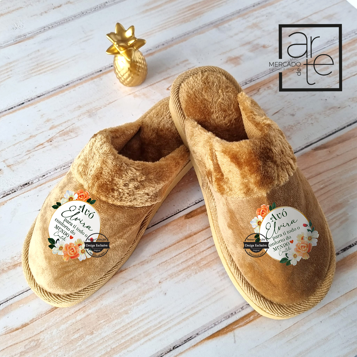 Chinelos " Avó, para ti todo o conforto no mundo"
