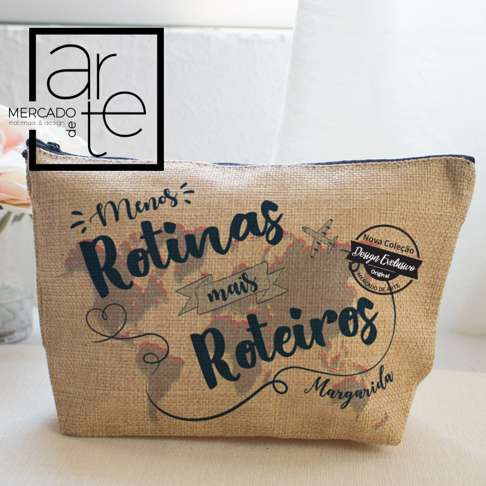 Bolsa "Menos rotinas, mais roteiros"