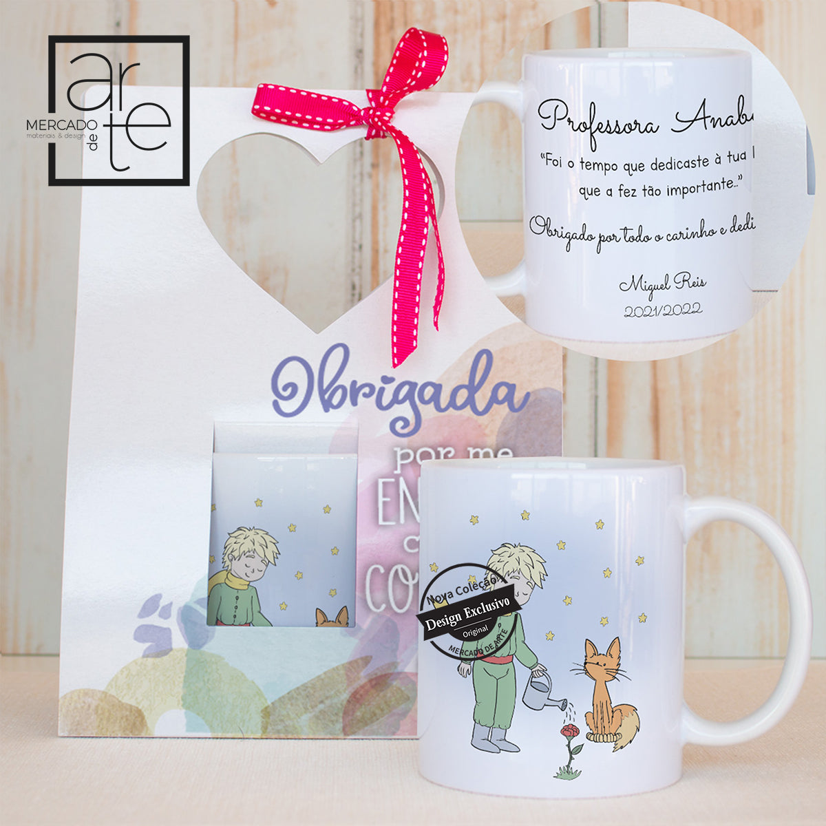 caneca princepezinho personalizada com opção de caixa e oferta