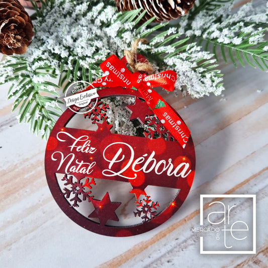 Decore a sua árvore de natal com bolinhas personalizadas por s