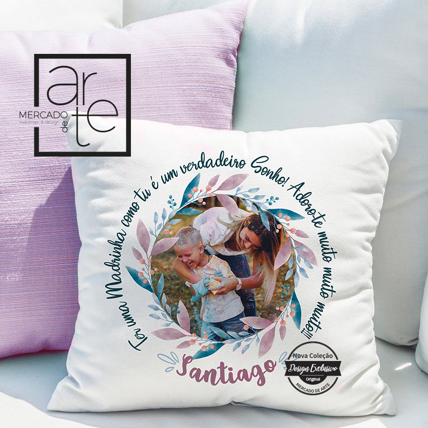 Almofada " Ter uma madrinha como tu é um verdadeiro sonho"