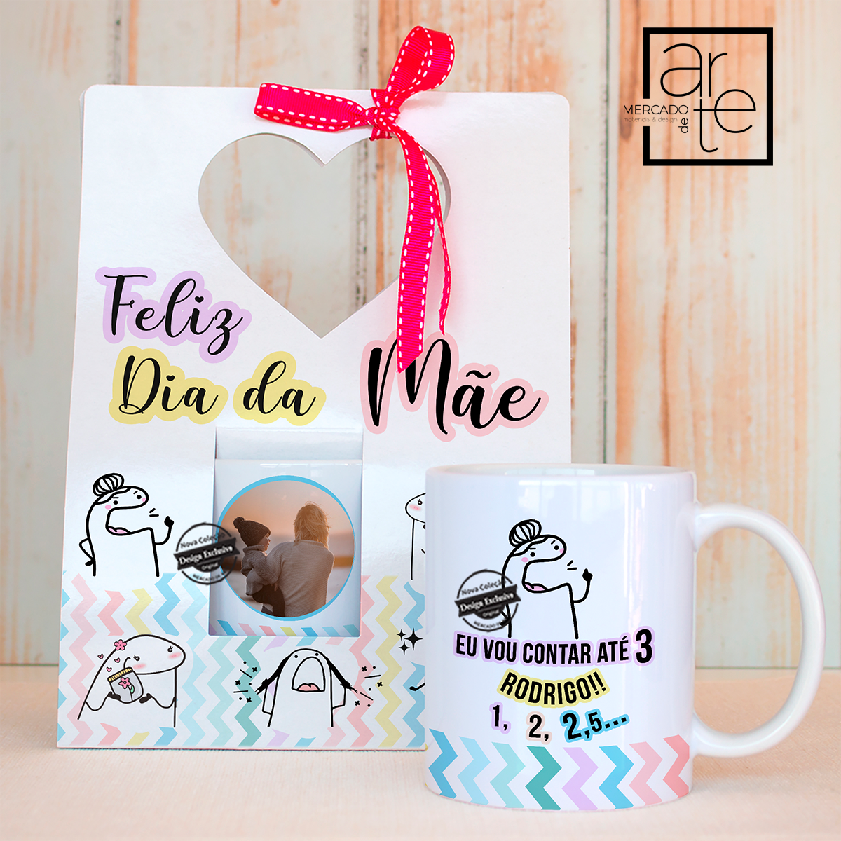 Novidade dia da mãe! Uma sugestão super divertida de presente para dia da mãe! Escolha a sua opção de caneca com ou sem caixinha e personalize com a mensagem que desejar. Coleção flork, uma coleção que fará as delicias de quem recebe! Vendida caneca com ou sem caixa. REF: MA-MAE216 Material Caneca de cerâmica 330ml. Caixa de cartão.