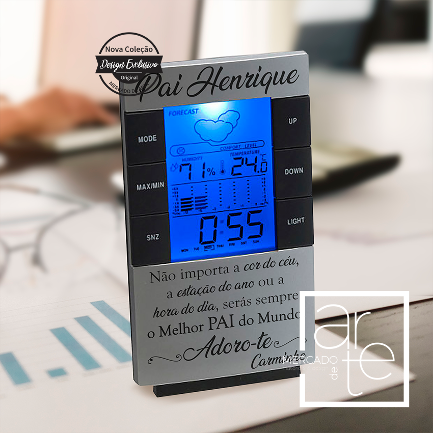 Estação digital" Pai...Não importa a cor do céu...."