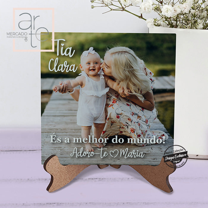 Moldura " Tia és a melhor do mundo "