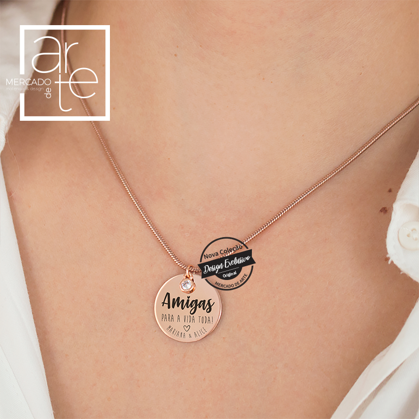 Fio snake "Amigas para a vida toda"