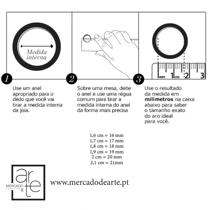 Anel " trevo" rotativo