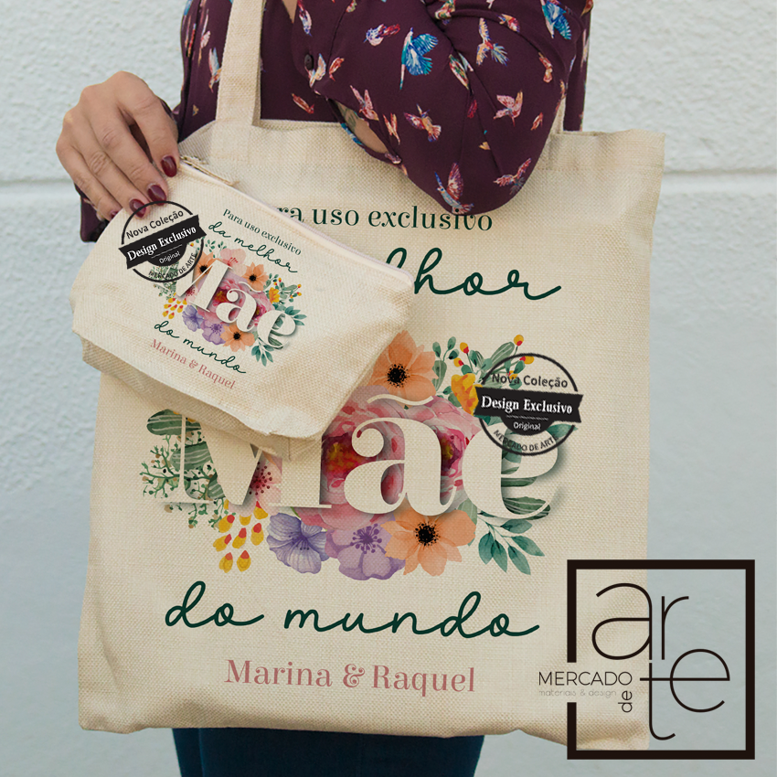Saco e/ou bolsa "Para uso exclusivo da melhor mãe do mundo"