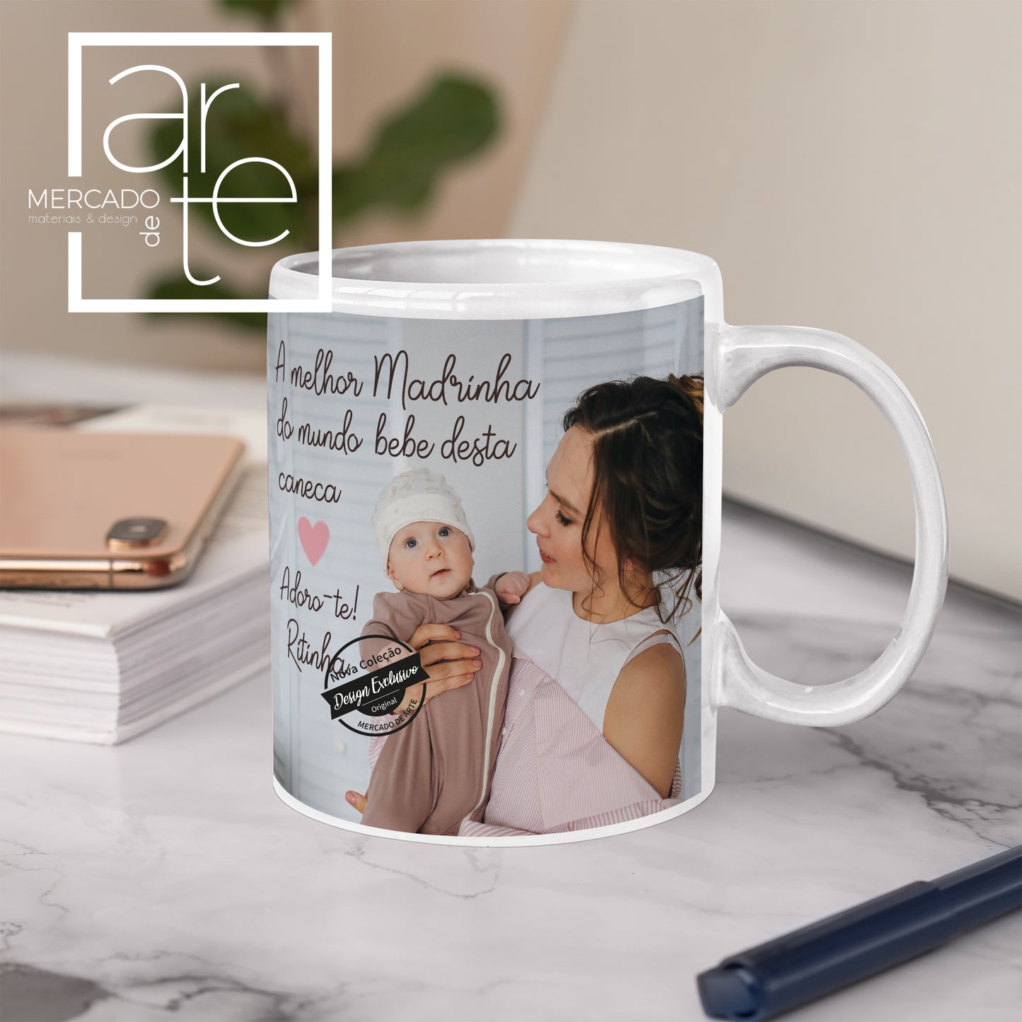 Caneca " A melhor Madrinha bebe desta caneca"