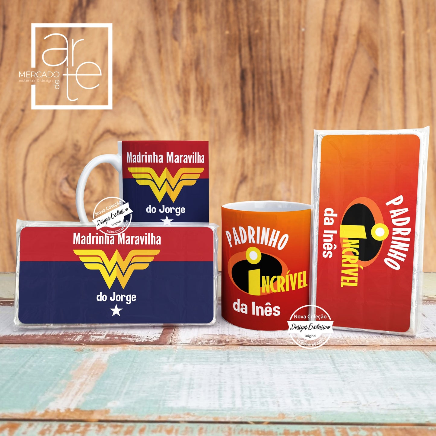 Conjunto madrinha e/ou Padrinho