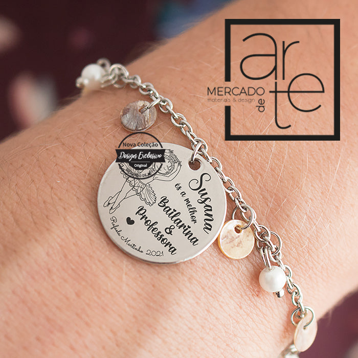 Pulseira " Bailarina e Professora "