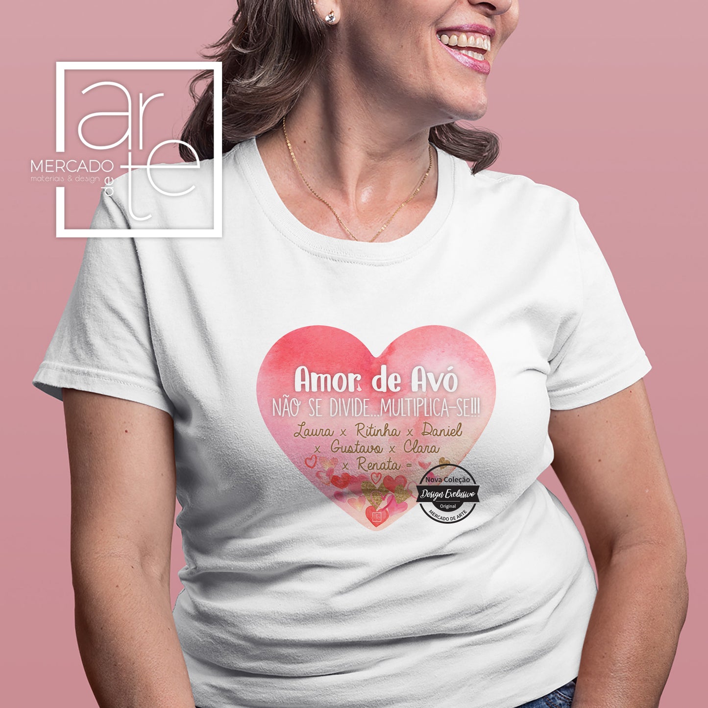 T-shirt e / ou saco " Amor de avó "