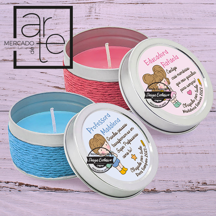 Velas perfumadas " Alunos "