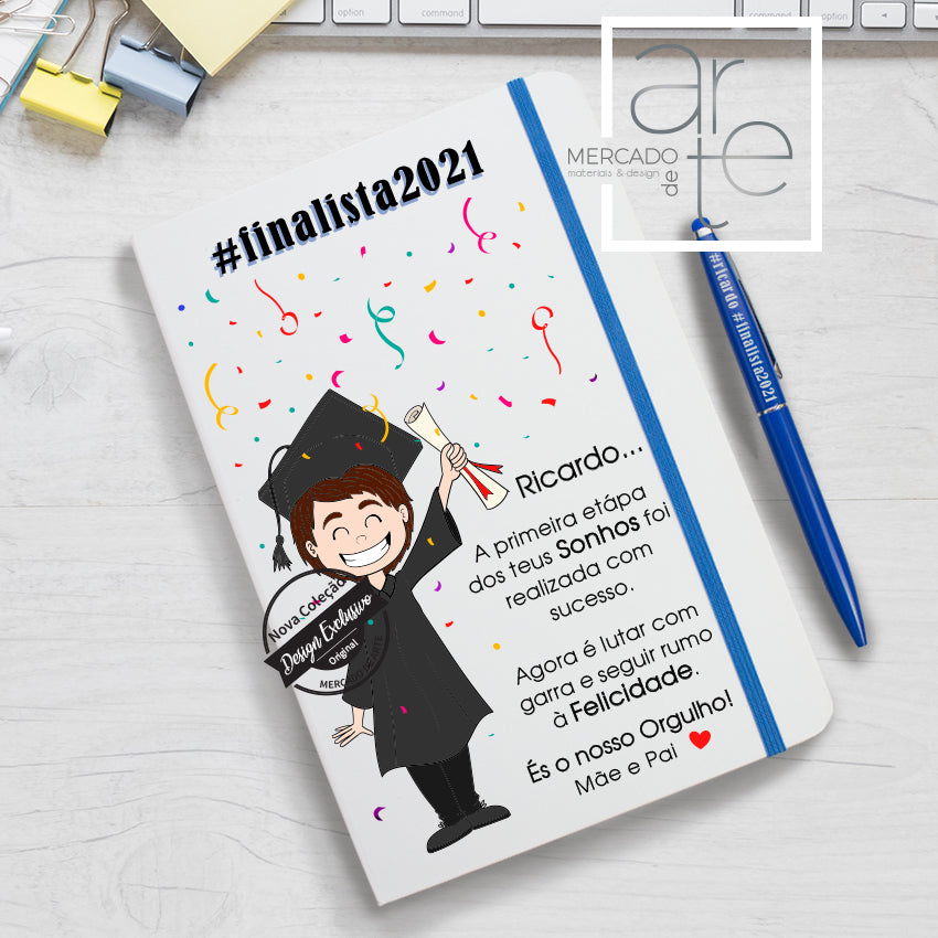 Bloco de notas "Finalista 2021"