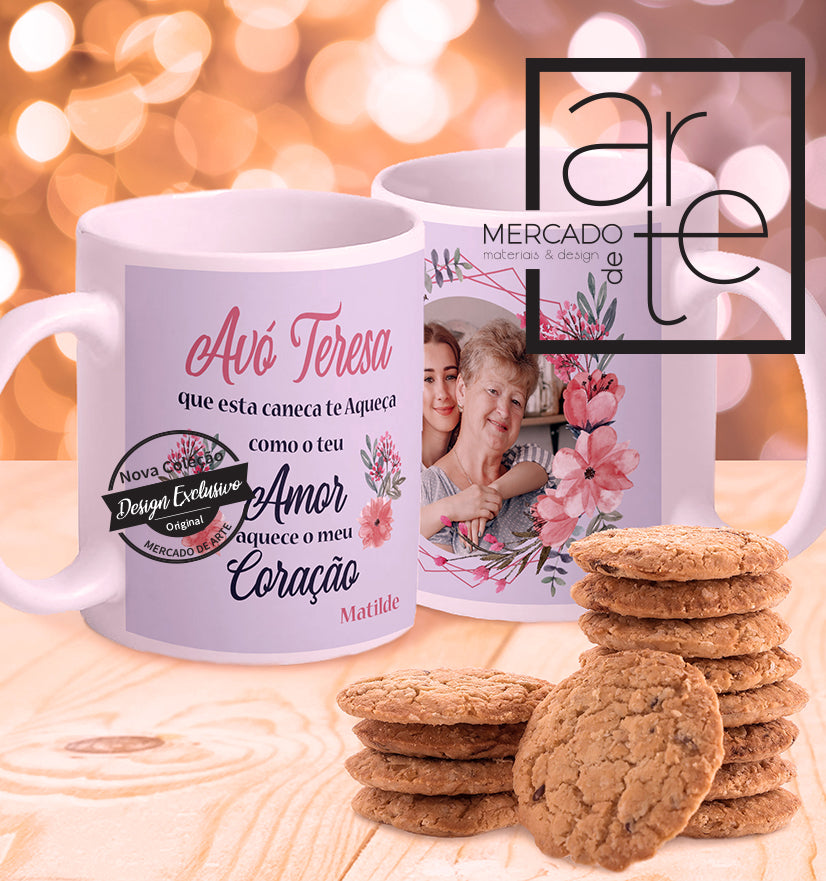 Caneca " Que esta caneca te aqueça...