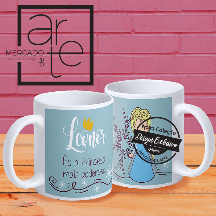Caneca Branca " ELSA "