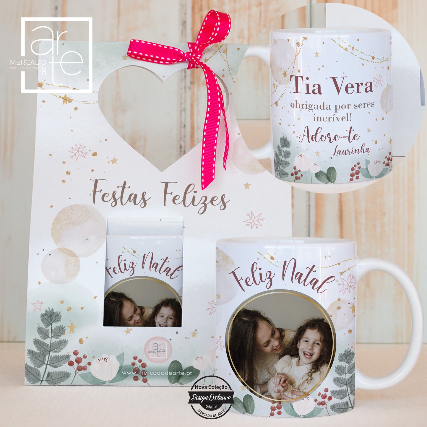 Caneca em cerâmica " Feliz Natal "