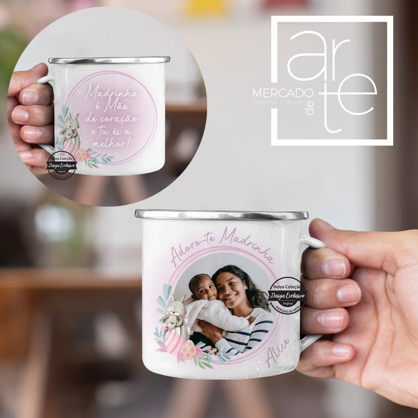 Caneca "Adoro-te Madrinha "