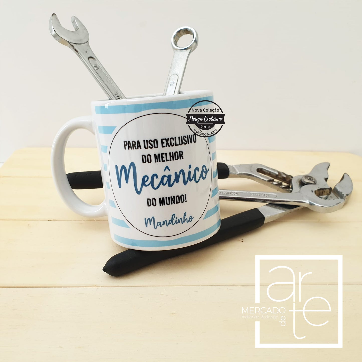 Caneca de cerâmica " Melhor Mecânico "