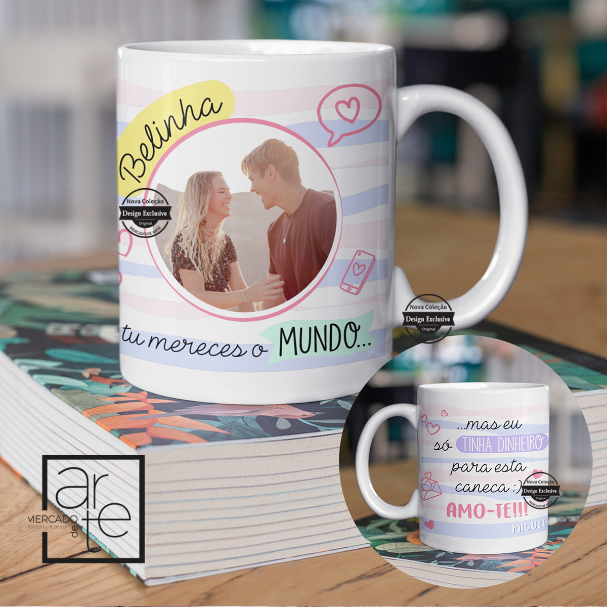 Encontre connosco os presentes mais originais e também económicos! Aproveite a nossa sugestão de frase cheia de sentido de humor ou personalize com a frase que desejar. Inclua também aquela fotografia super especial para si.