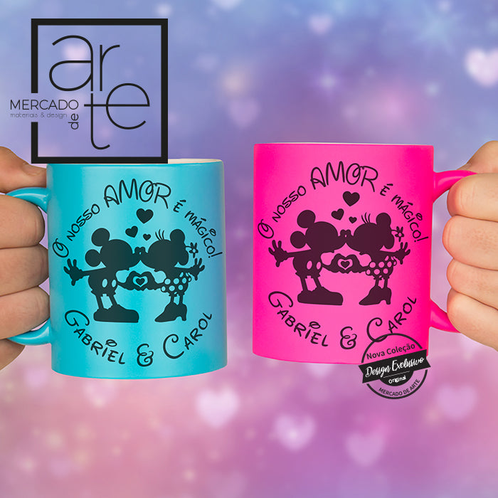 Caneca " O nosso amor é mágico "