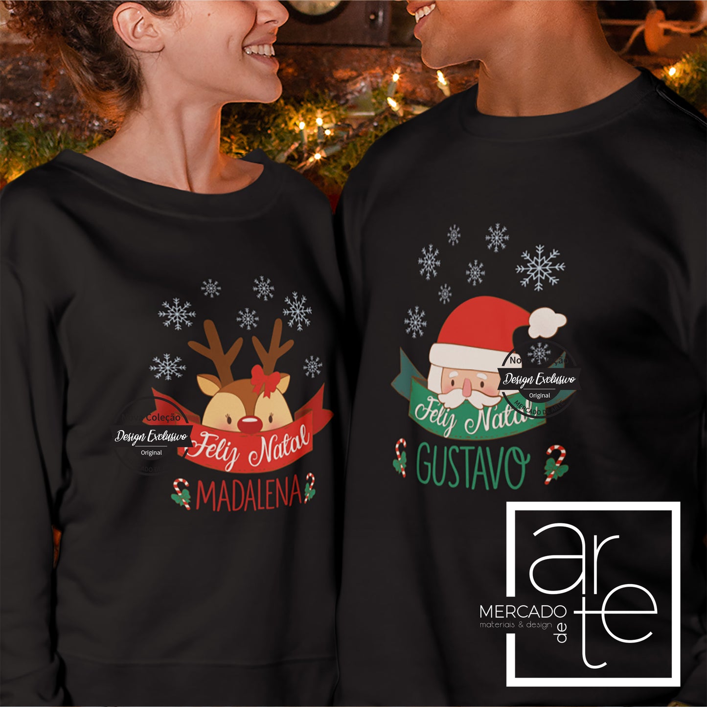 Sweats de Natal "Feliz Natal"