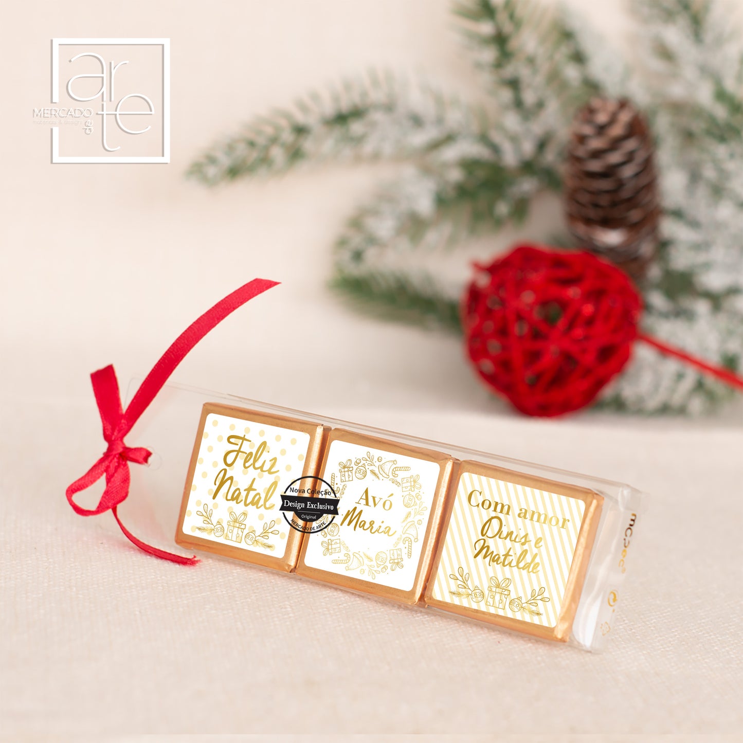 Chocolates "Feliz Natal"