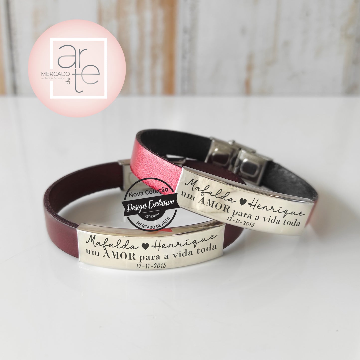 Pulseiras " Amor para a vida toda"