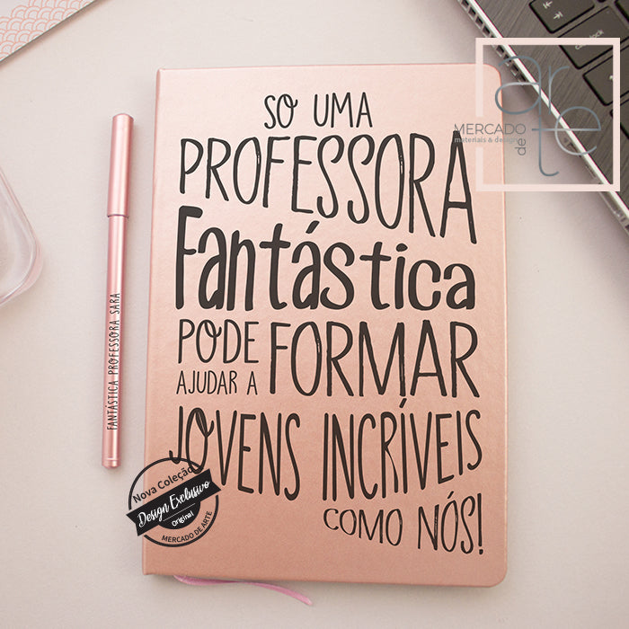 Bloco de notas " Professora Fantástica "